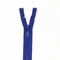 Royal Blue Molded Plastic Jacket Zipper 5MM 9 Inches Open Bottom Separating